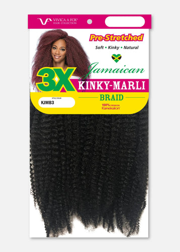 VIVICA A FOX  PRE-STRETCHED  JAMAICAN MARLI BRAID 3x(KJMB3)