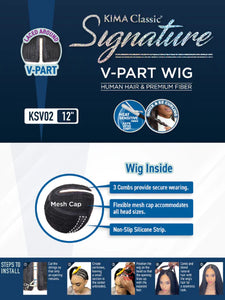 HARLEM 125 KSV02 KIMA SIGNATURE V-PART WIG