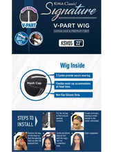 Load image into Gallery viewer, HARLEM 125 KSV05 KIMA SIGNATURE V-PART WIG 22&quot;