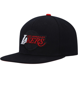 MITCHELL & NESS LOS ANGELES LAKERS BLACK BORN & BRED SNAPBACK