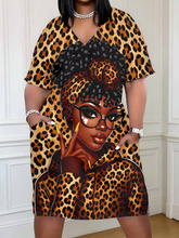 Load image into Gallery viewer, WOMEN'S LEOPARD PATTERN DRESS IN STORES NOW