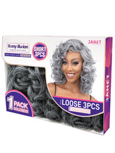 Load image into Gallery viewer, JANET COLLECTION REMY ILLUSION SHORT 3PCS LOOSE