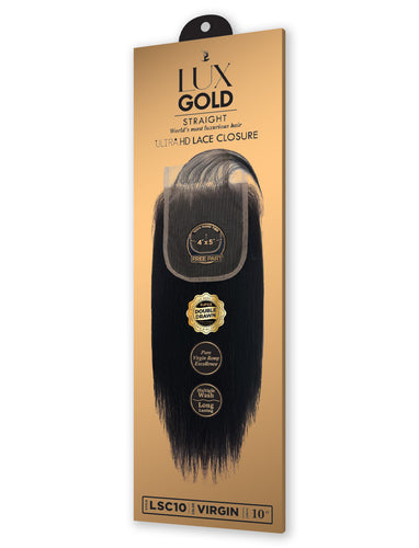 HARLEM 125 LUX GOLD REMY HUMAN HAIR 4x5 CLOSURE 10