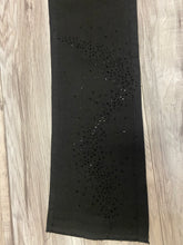 Load image into Gallery viewer, LIQUID CRYSTAL- RHINESTONE STACKED JEANS JTF2316A (JET BLACK)