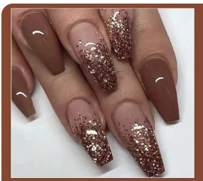 24Pcs Long Coffin False Press On Nails (24)