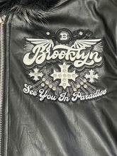 Load image into Gallery viewer, JORDAN CRAIG BROOKLYN BOMBER JACKET W/ HOOD (BLACK)