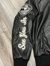 Load image into Gallery viewer, JORDAN CRAIG BROOKLYN BOMBER JACKET W/ HOOD (BLACK)