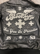 Load image into Gallery viewer, JORDAN CRAIG BROOKLYN BOMBER JACKET W/ HOOD (BLACK)