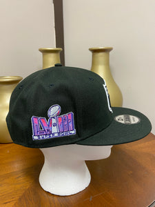 NEW ERA NFL SHIELD LOGO SUPER BOWL LVIII SIDE PATCH SNAPBACK