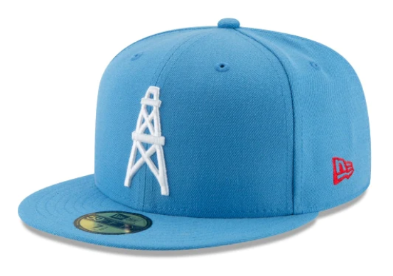 NEW ERA HOUSTON OILERS BASIC 59FIFTY FITTED