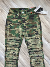 Load image into Gallery viewer, RED FOX WOMEN&#39;S STACKED FRAYED HEAVY TWILL PANTS PA4416 (WOODLAND)