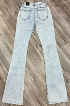 Load image into Gallery viewer, RED FOX WOMEN&#39;S STACKED FRAYED DENIM PANTS PA4454 (ACID BLUE)