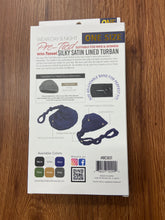Load image into Gallery viewer, BLACK ICE PRE-TIED TURBAN ASSORT WITH TASSEL (ONE SIZE)