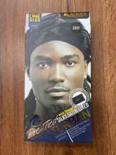 Load image into Gallery viewer, BLACK ICE PRE-TIED TURBAN ASSORT WITH TASSEL (ONE SIZE)