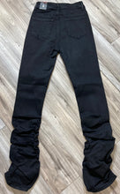Load image into Gallery viewer, REDFOX WOMEN&#39;S 5 POCKET DENIM STACKED JEANS PA4462 (BLACK)