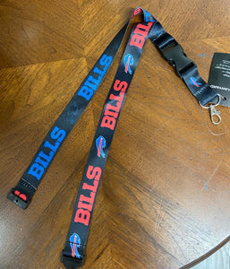 BUFFALO BILLS BREAK AWAY WINCRAFT LANYARD w/ DETACHABLE BUCKLE