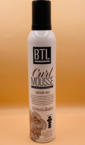 BTL PROFESSIONAL CURL MOUSSE SUPREME HOLD ENHANCED MOISTURE 12oz