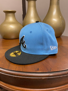 Atlanta Braves New Era Home Authentic Collection 59FIFTY Fitted Hat (Sky/Black)