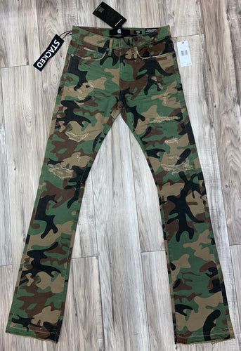 JORDAN CRAIG MARTIN STACKED - TRIBECA TWILL PANTS (VINTAGE CAMO)