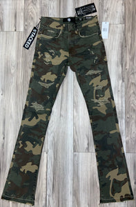 JORDAN CRAIG MARTIN STACKED - TRIBECA TWILL PANTS (WOODLAND CAMO)