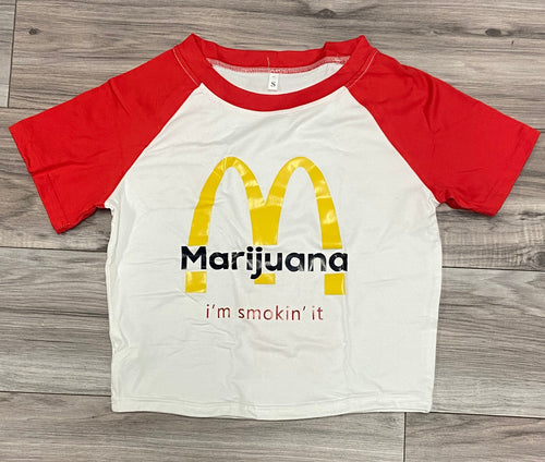 Women's Graphic Crop Tee 