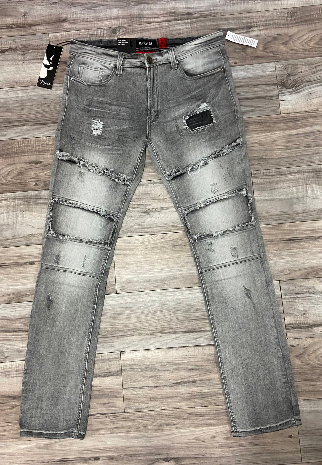 M1967 MAKOBI NOAH JEANS (GRAY WASH)