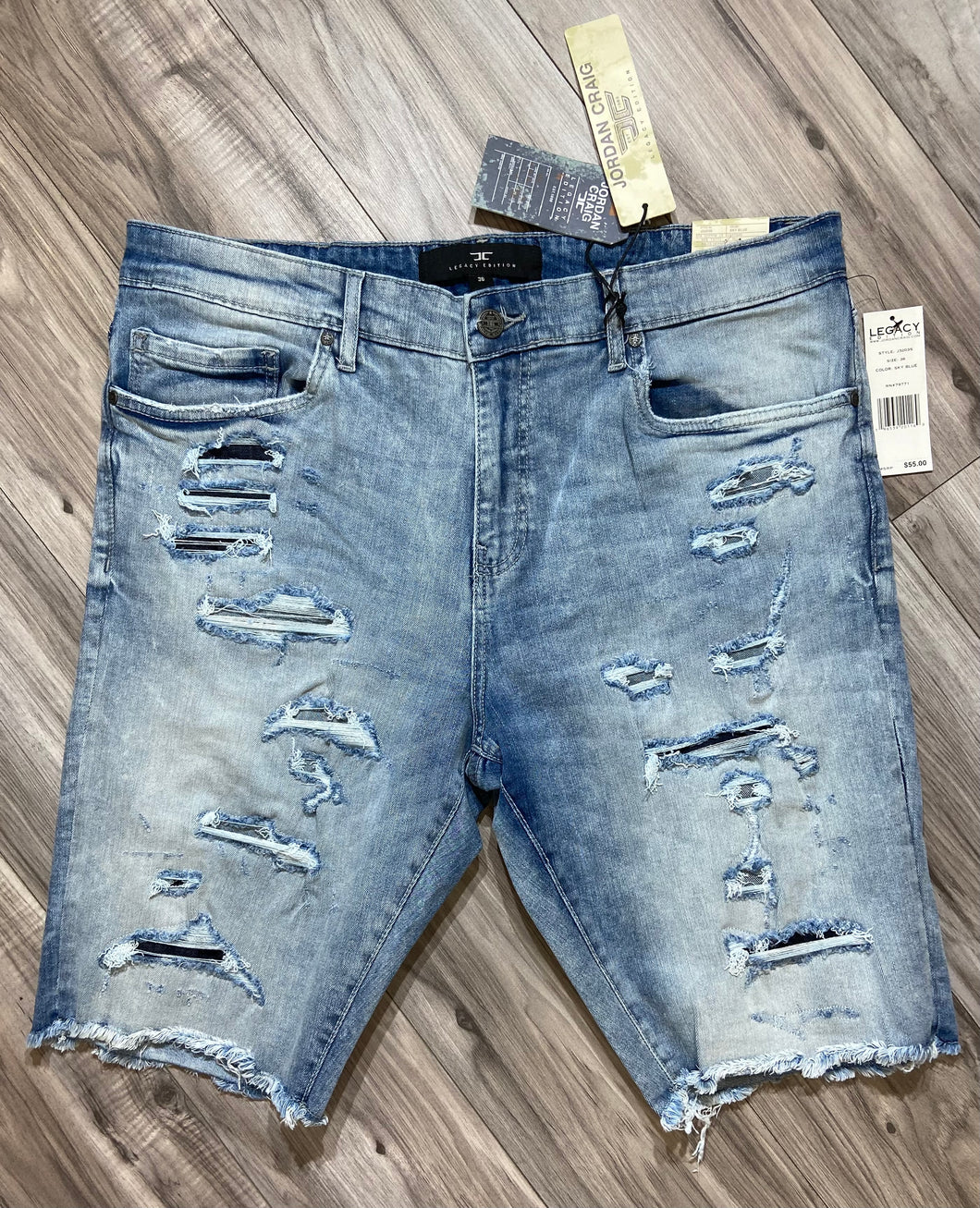 JORDAN CRAIG OG TULSA TWILL SHORTS (S. BLUE)