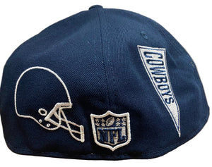 Dallas Cowboys New Era Custom Patches Authentic 59Fifty (Navy)