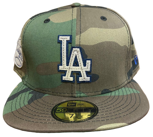Los Angeles Dodgers New Era Felt Patch Authentic Custom 59Fifty (Camo)