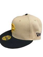 Load image into Gallery viewer, Pittsburgh Pirates New Era Patch Authentic 59Fifty (Tan/Black)