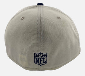 Dallas Cowboys New Era 50th Ann. Corduroy Brim Authentic 59Fifty (Cream/Navy)
