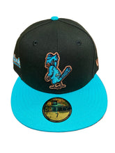 Load image into Gallery viewer, St. Louis Cardinals New Era Patch Authentic Custom 59Fifty (Black/Teal)