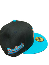 Load image into Gallery viewer, St. Louis Cardinals New Era Patch Authentic Custom 59Fifty (Black/Teal)