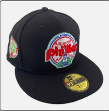 Load image into Gallery viewer, Philadelphia Phillies New Era 100th Anniversary Authentic 59Fifty (Black/Mint)