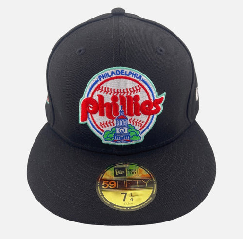 Philadelphia Phillies New Era 100th Anniversary Authentic 59Fifty (Black/Mint)