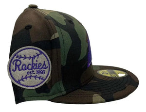Colorado Rockies New Era Felt Patch Custom Authentic 59Fifty (Camo)