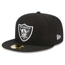 Load image into Gallery viewer, Las Vegas Raiders New Era Super Bowl Patch Authentic 59Fifty (Black/White)