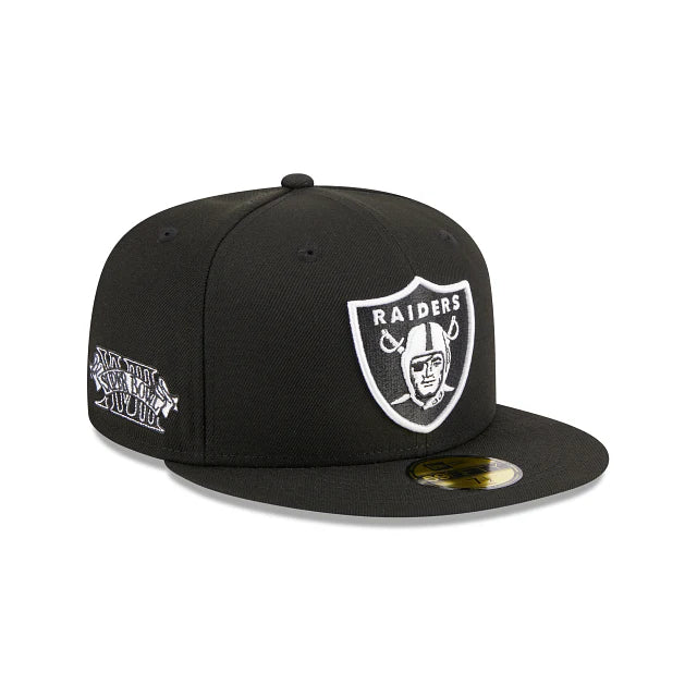 Las Vegas Raiders New Era Super Bowl Patch Authentic 59 Fifty (Black)