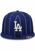 Load image into Gallery viewer, Los Angeles Dodgers New Era Authentic Pinstripe Snapback (Blue)