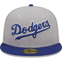 Load image into Gallery viewer, Los Angeles Dodgers New Era Authentic 50th Anniversary Retro Jersey Script (Gray)