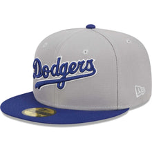 Load image into Gallery viewer, Los Angeles Dodgers New Era Authentic 50th Anniversary Retro Jersey Script (Gray)