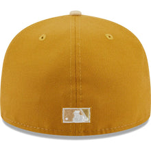 Load image into Gallery viewer, New York Yankees New Era Chrome Anniversary Authentic 59Fifty (Cream/Gold)