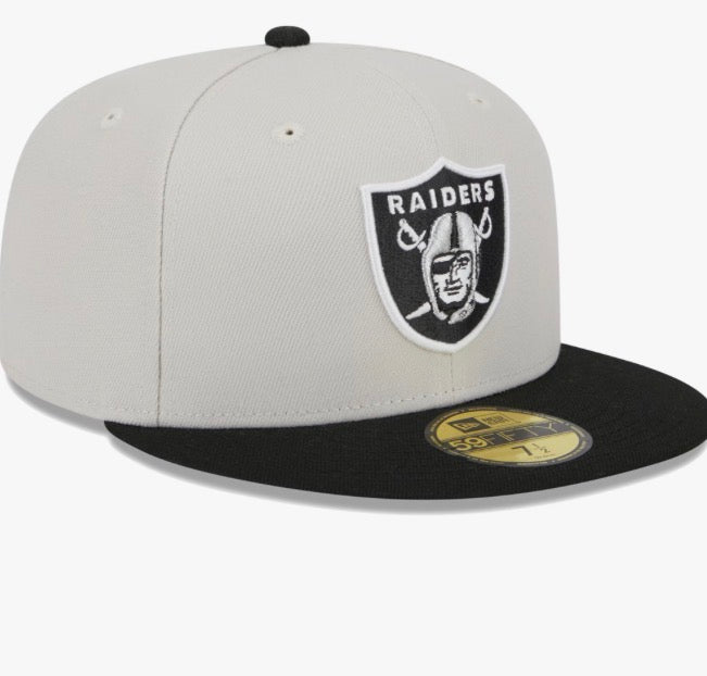 Las Vegas Raiders New Era Super Bowl Champs Authentic 59Fifty (Tan/Black)