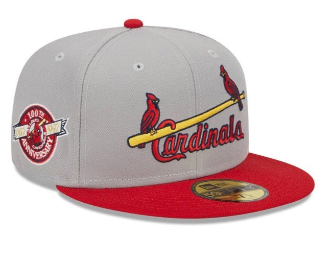 St. Louis Cardinals New Era 100th Anniversary Throwback Edition Authentic 59Fifty