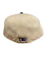 Load image into Gallery viewer, Los Angeles Dodgers New Era 50th Stadium Patch Authentic 59Fifty (Khaki/Royal)