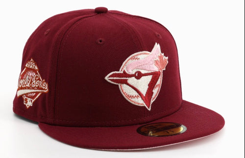 Toronto Blue Jays New Era World Series Custom Authentic 59Fifty (Burg/Pink)
