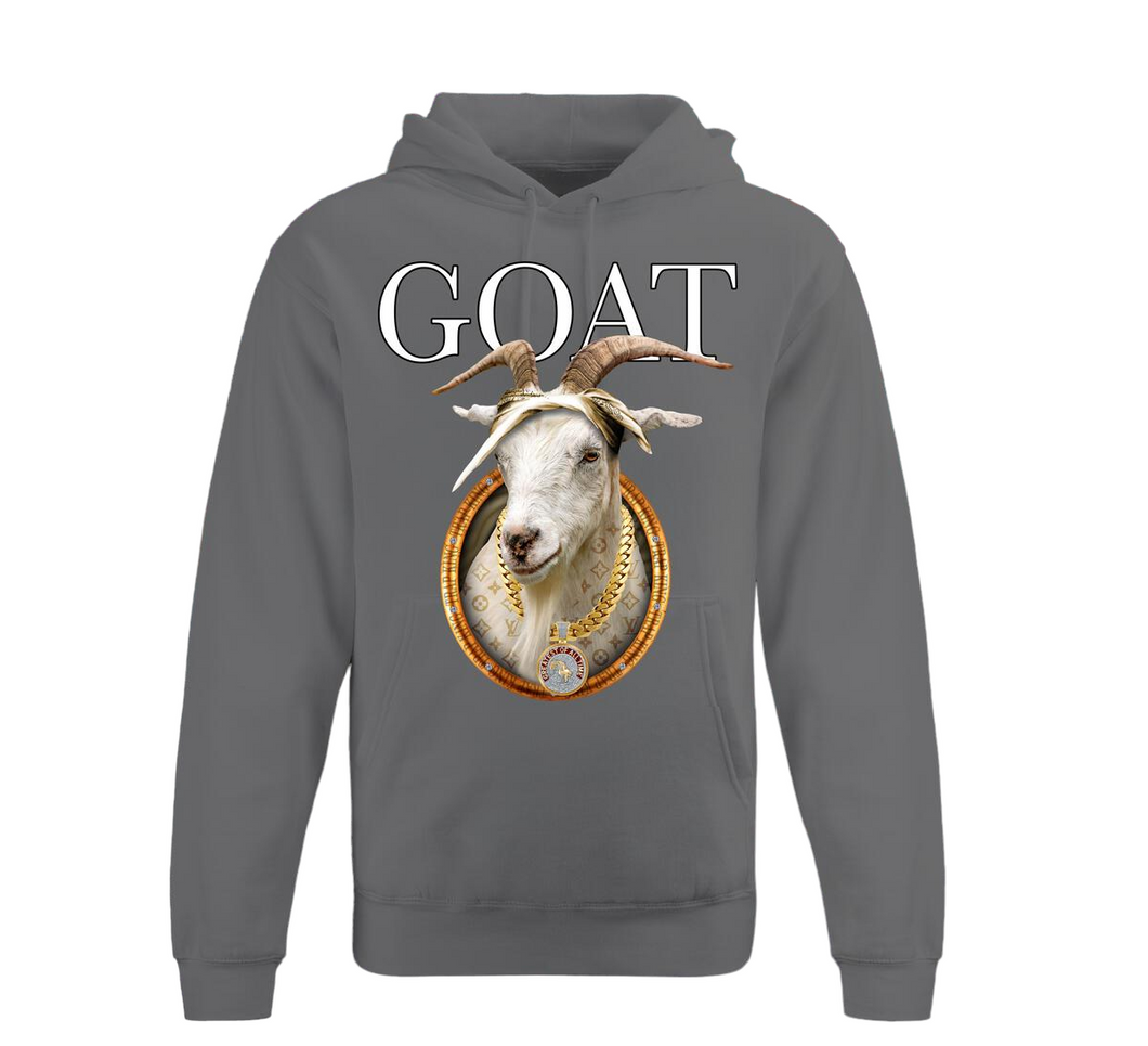 GAME CHANGERS GOAT HOODIE (GREY)
