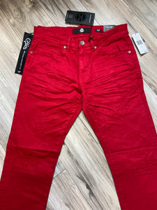 JORDAN CRAIG COLLINS RELAXED FIT JEANS JC990R (RED)