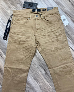 JORDAN CRAIG COLLINS RELAXED FIT JEANS JC990R (KHAKI)