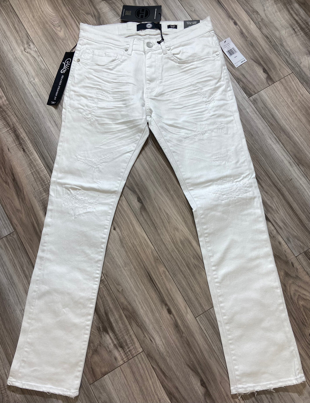 JORDAN CRAIG COLLINS RELAXED FIT JEANS JC990R (WHITE)